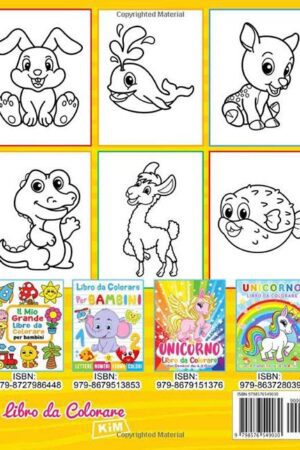 Animali da colorare per bambini  Onlinelibri realizza e vende