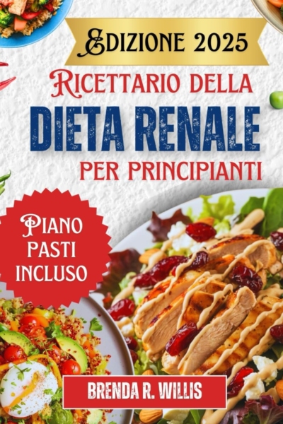Ricettario della dieta renale per principianti: Deliziose ricette a basso contenuto di sodio, potassio e fosforo con piano alimentare